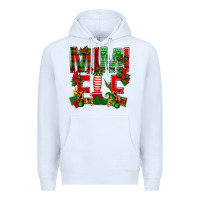 White Christmas Mimi Elf Premium Hoodie - BundleAndBundleShop