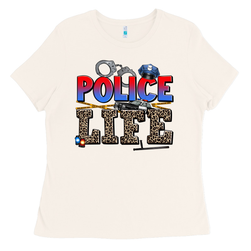 Police Life Ladies Tee by AdoDesignShop | Teevron