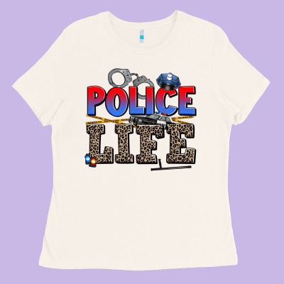Police Life Ladies Tee Designed By Adodesignshop