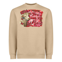Mushroom valentine's day you moo ve me charolais cow Heavyweight Sweatshirt - RanaPortraitStore