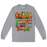 Heather Grey nacho average speech therapist Long Sleeve Tee - AdoDesignShop