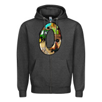 Charcoal Heather farm life alphabet numbers 0 Zipper Hoodie - BundleAndBundleShop