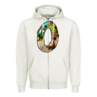 Oatmeal Heather farm life alphabet numbers 0 Zipper Hoodie - BundleAndBundleShop