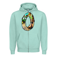 Seafoam farm life alphabet numbers 0 Zipper Hoodie - BundleAndBundleShop