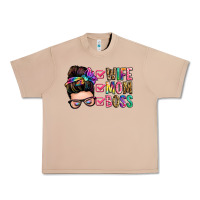 Burro wife mom boss messy bun Urban Heavy Tee - Zillion Design Studio