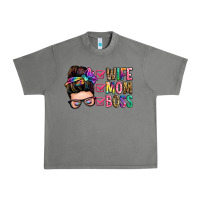 Tornado wife mom boss messy bun Urban Heavy Tee - Zillion Design Studio