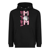 Black volleyball mom Heavyweight Hoodie - MaliasSmallBusiness