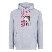 Heather Grey volleyball mom Heavyweight Hoodie - MaliasSmallBusiness