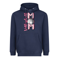 Navy volleyball mom Heavyweight Hoodie - MaliasSmallBusiness