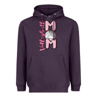 Plum volleyball mom Heavyweight Hoodie - MaliasSmallBusiness