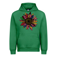 Emerald Cheetah Christmas Sunflower Urban Hoodie - Bettercallsaul