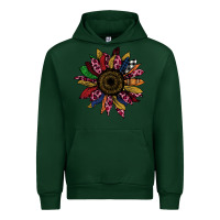 Forest Green Cheetah Christmas Sunflower Urban Hoodie - Bettercallsaul