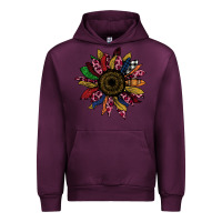Mauve Wine Cheetah Christmas Sunflower Urban Hoodie - Bettercallsaul
