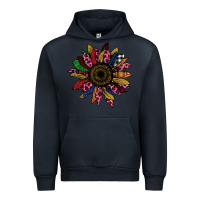 Navy Cheetah Christmas Sunflower Urban Hoodie - Bettercallsaul
