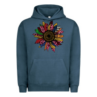 Pigment Midnight Navy Cheetah Christmas Sunflower Urban Hoodie - Bettercallsaul
