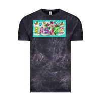 Cloud Black easter cross license plate template Vintage Tee - BarkalooDesign