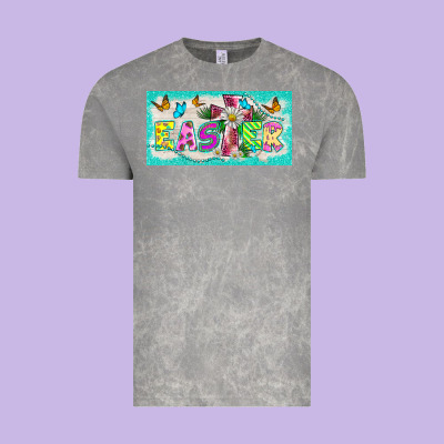 Easter Cross License Plate Template Vintage Tee Designed By Barkaloodesign