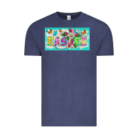 Vintage Denim easter cross license plate template Vintage Tee - BarkalooDesign