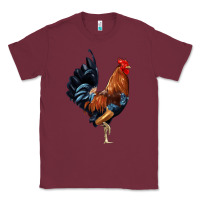 Burgundy cockerel Classic Tee - JahusDesignShop