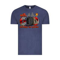 Vintage Denim with god all things are possible Vintage Tee - Zillion Design Studio
