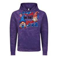 Cloud Purple born in the usa Vintage Hoodie - Zillion Design Studio