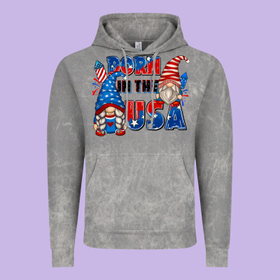Born In The Usa Vintage Hoodie Designed By Zillion Design Studio