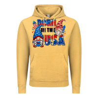 Vintage Mustard born in the usa Vintage Hoodie - Zillion Design Studio