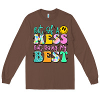 Chestnut bit of a mess but doing my best Long Sleeve Tee - JahusDesignShop