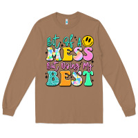 Toasted Coconut bit of a mess but doing my best Long Sleeve Tee - JahusDesignShop