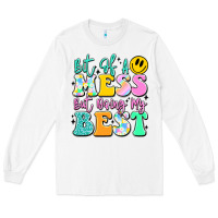 White bit of a mess but doing my best Long Sleeve Tee - JahusDesignShop