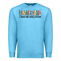 Ocean Blue unafraid Premium Sweatshirt - MaliasSmallBusiness