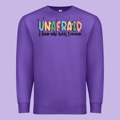Unafraid Premium Sweatshirt Designed By Maliassmallbusiness