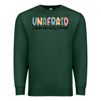 Sports Green unafraid Premium Sweatshirt - MaliasSmallBusiness