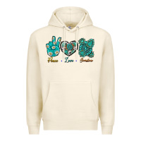 Tofu Peace Love Gemstone Premium Hoodie - BundleAndBundleShop