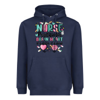 Navy nurse practitioner Heavyweight Hoodie - MaliasSmallBusiness