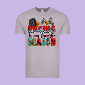 Racing Is My Favorite Season Vintage Tee Designed By Zillion Design Studio