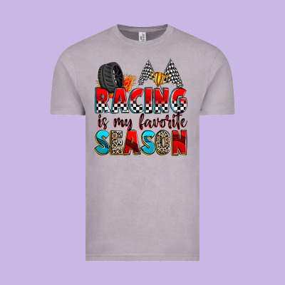 Racing Is My Favorite Season Vintage Tee Designed By Zillion Design Studio