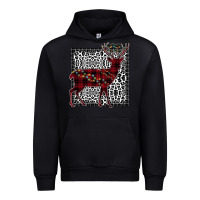 Black Christmas Deer Urban Hoodie - Bettercallsaul