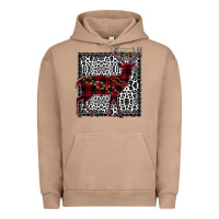 Pigment Burro Christmas Deer Urban Hoodie - Bettercallsaul