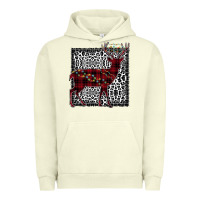 Pigment Pistachio Christmas Deer Urban Hoodie - Bettercallsaul