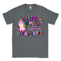 Charcoal Heather cute smart and a little bit dramatic Classic Tee - JahusDesignShop
