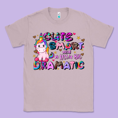 Cute Smart And A Little Bit Dramatic Classic Tee Designed By Jahusdesignshop