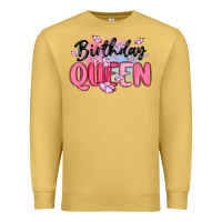 Antique Gold birthday queen Premium Sweatshirt - MaliasSmallBusiness