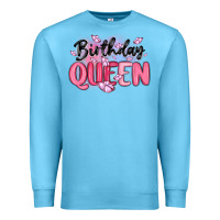 Ocean Blue birthday queen Premium Sweatshirt - MaliasSmallBusiness