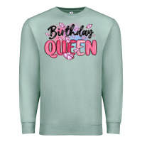 Seafoam birthday queen Premium Sweatshirt - MaliasSmallBusiness