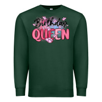 Sports Green birthday queen Premium Sweatshirt - MaliasSmallBusiness