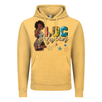 Vintage Mustard afro woman loc queen Vintage Hoodie - texasbilliewilder