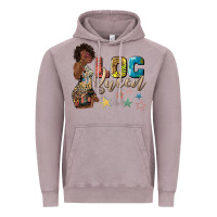 Afro Woman Loc Queen Vintage Hoodie | Teevron
