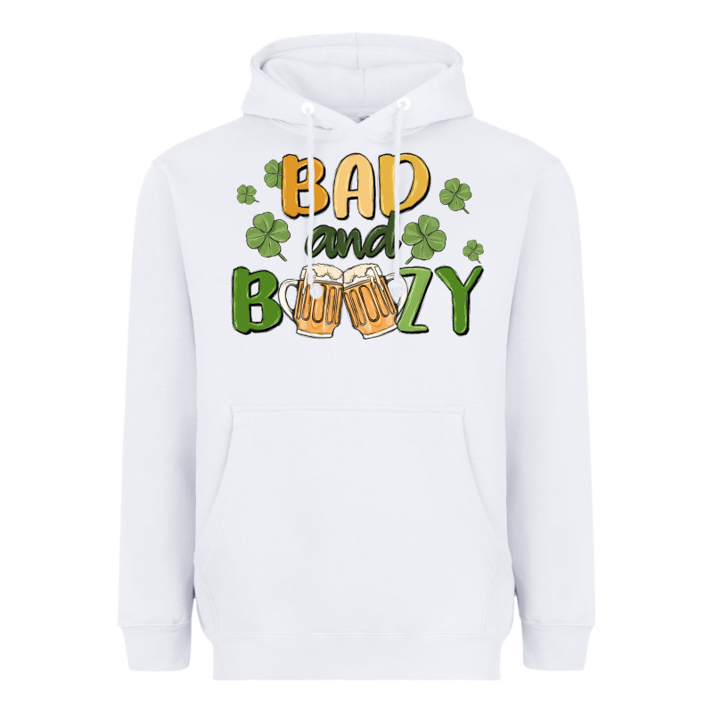Bad And Boozy Heavyweight Hoodie by MaliasSmallBusiness | Teevron