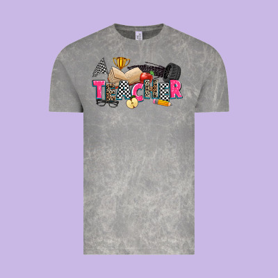 Race Teacher Vintage Tee Designed By Zillion Design Studio